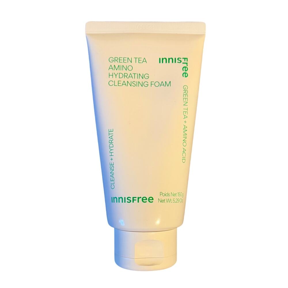Innisfree Green Tea Amino Acid Hydrating Cleansing Foam Korean Skin Care 5.29 oz